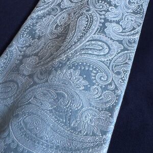 Richard James Light Blue Paisley Tie